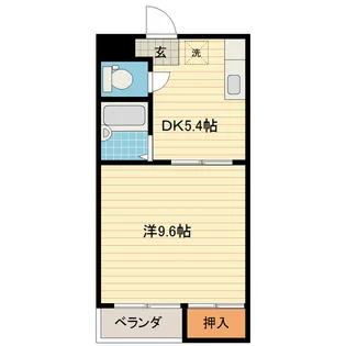 ベール【1階】の間取り