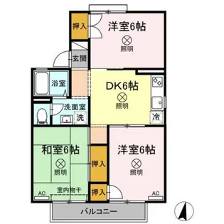アネックス遠藤 A棟【2階】の間取り
