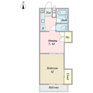 αNEXT南流山第4【1階】の間取り