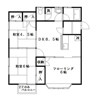 シャイニングハウスII【1階】の間取り