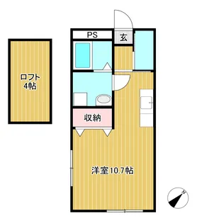 コーポMA【2階】の間取り