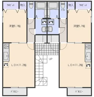 ソレアード【2階】の間取り