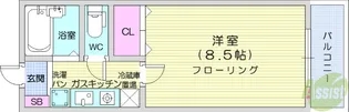 パークサイド【3階】の間取り