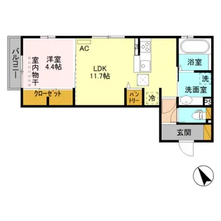 ロイヤル D【1階】の間取り