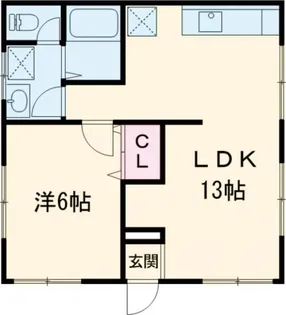 モンパレスA【1階】の間取り