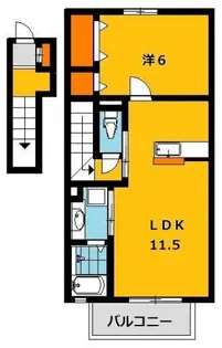 グリーンハイツ【2階】の間取り