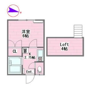 ネクステージ西川田第5【2階】の間取り