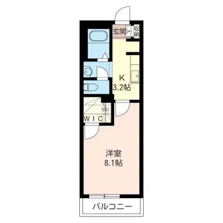 グラシア【1階】の間取り