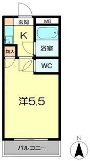 京都府木津川市相楽城西【マンション】の間取り