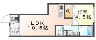 フォレストヴィラ千里イースト【2階】の間取り