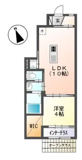 ハピネスA【1階】の間取り
