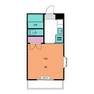 郡山ハイツ【2階】の間取り