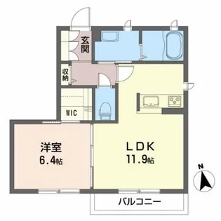 ボナール【1階】の間取り