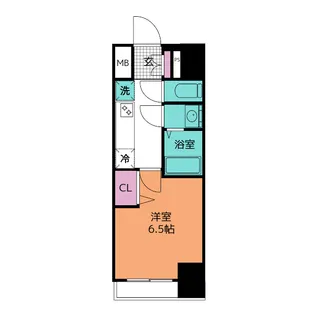 ディアレイシャス矢場町【6階】の間取り