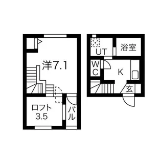 quatre saisons(キャトルセゾン)【3階】の間取り