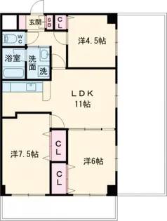 アネックス高島平【5階】の間取り
