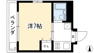 抜天房【4階】の間取り