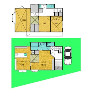 愛知県名古屋市千種区姫池通1【一戸建】の間取り