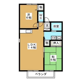 プリシェール東神田 C【2階】の間取り