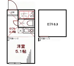 元町アズナブール【2階】の間取り