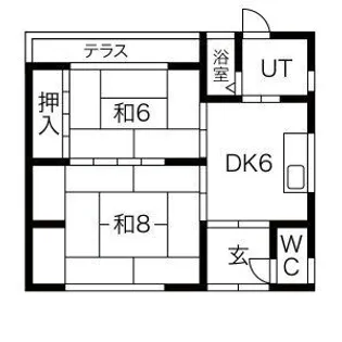 岐阜県岐阜市正木北町【一戸建】の間取り