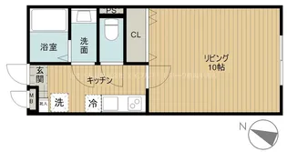 Mond小張木【1階】の間取り