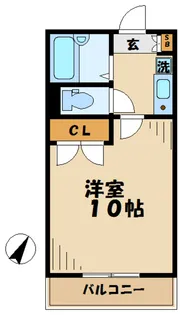 レオパレスTAKASAGO(10724)【2階】の間取り