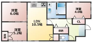 熊本県熊本市東区若葉6【一戸建】の間取り