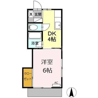 シュロス【2階】の間取り