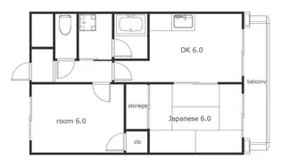 メゾン丸万【2階】の間取り