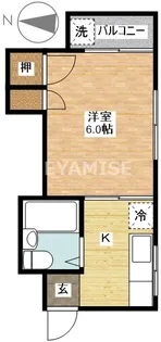 エトワール石橋【3階】の間取り