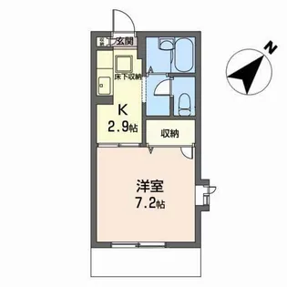 ハイネス山の寺【1階】の間取り