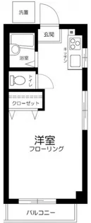 東京都荒川区南千住5【アパート】の間取り