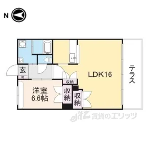 セレゾ2【1階】の間取り