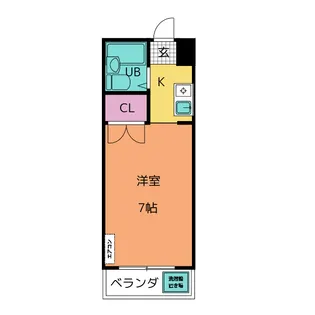 ベルセゾン島田【2階】の間取り