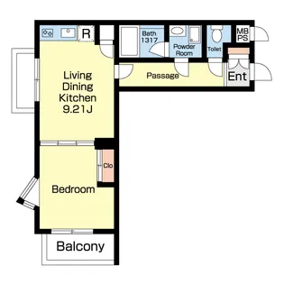 ライフステージ.与野駅東【5階】の間取り