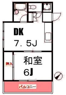 鶴見オゼキビル【4階】の間取り