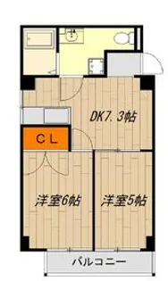 白金グリーンハイツ【3階】の間取り