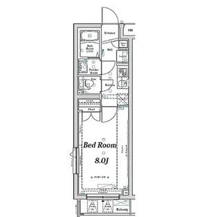 1Kの間取り画像