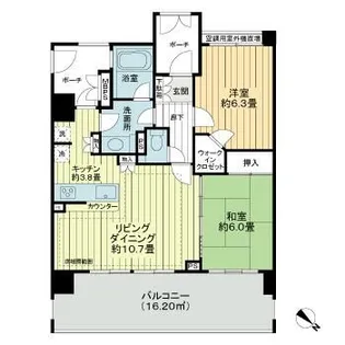 レクセルマンション亀有【8階】の間取り