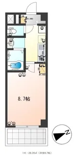 エスポワール川崎【5階】の間取り
