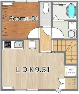 スリジエ・リアン【2階】の間取り