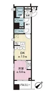 東京都中央区日本橋馬喰町1【マンション】の間取り