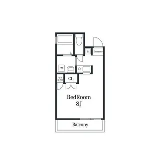 アンリシェール橋本B【2階】の間取り