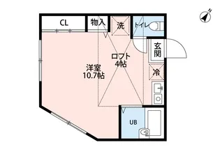 コーポ葉月【2階】の間取り