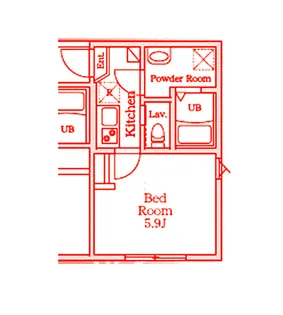 神奈川県横浜市南区大岡5【アパート】の間取り