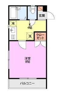 新潟県長岡市下柳2【アパート】の間取り