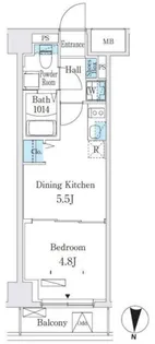 クラリティア板橋本町【4階】の間取り