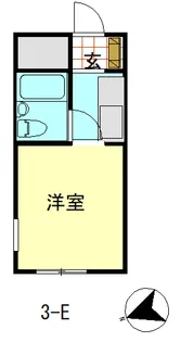 だるま堂ビル【3階】の間取り