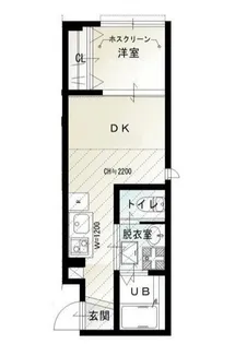 ソルナクレイシア荏原町【1階】の間取り